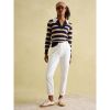 Joules Womens Maddie Stripe Jumper Navy Oat