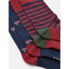 Joules Mens Kingsbury 2 Pk Socks Red