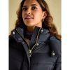 Joules Womens Pembury Long Coat Dark Navy