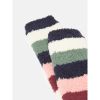 Joules Womens Fluffy Socks Country Stripe