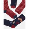 Joules Womens Everyday 2 Pk Socks Navy Horse