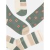 Joules Womens Everyday 2 Pk Socks Khaki Fox