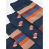 Joules Mens Kingsbury 2 Pk Socks Navy/Burgundy