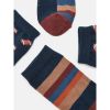 Joules Mens Kingsbury 2 Pk Socks Navy/Burgundy