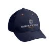 Fairfax & Favor Womens Signature Baseball Cap- Navy