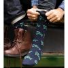 House of Cheviot Mens Defender Socks- Navy