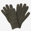 Barbour Mens Lambswool Glove Olive