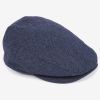 Barbour Mens Barlow Flat Cap Navy