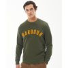 Barbour Mens Prep Logo Crew Jumper Olive
