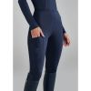 Aztec Diamond Womens Core Leggings Full Seat Navy
