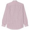 RM Williams Mens Collins Shirt Burgundy/White