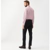 RM Williams Mens Collins Shirt Burgundy/White