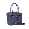 Fairfax & Favor Windsor Tote Suede Handbag Ink