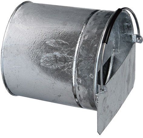 Galvanised Bucket Fountain Poultry Drinker 3 Gallon