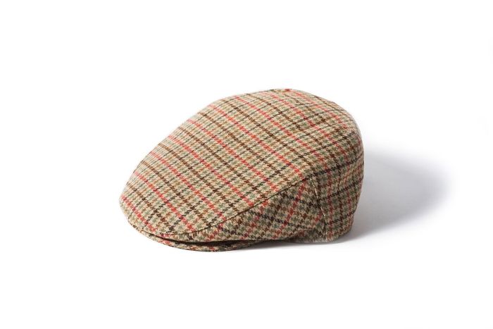 Failsworth Cambridge Flat Cap Beige Small Check