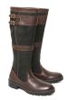 Dubarry Ladies Longford Country Boots Black/Brown