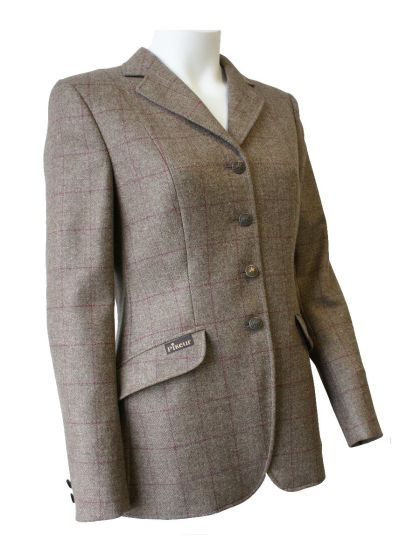 Pikeur Ladies Epsom Tweed Show Jacket Light Green