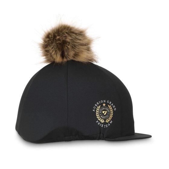 Shires Aubrion Team Riding Hat Silk Black