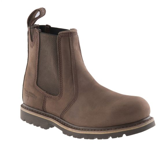 Buckler Steel Toe Dealer Boot Brown B1150