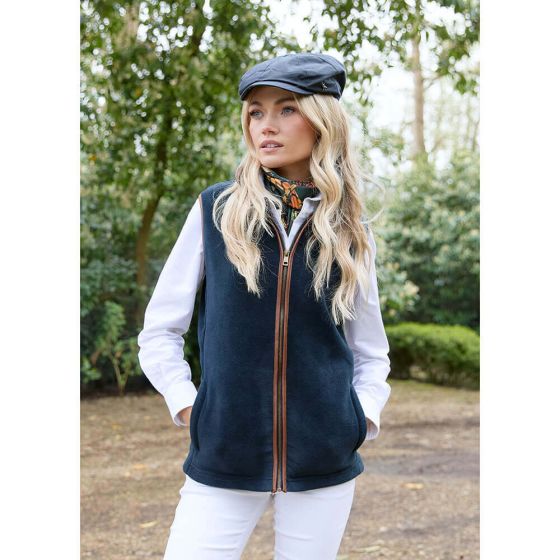 Beaumont & Bear Womens Topsham Fleece Gilet Navy