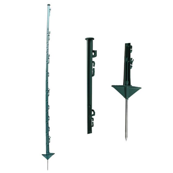 Fenceman Electric Fencing Economy Horse Poly Post Green 1.4m - Cheshire, UK