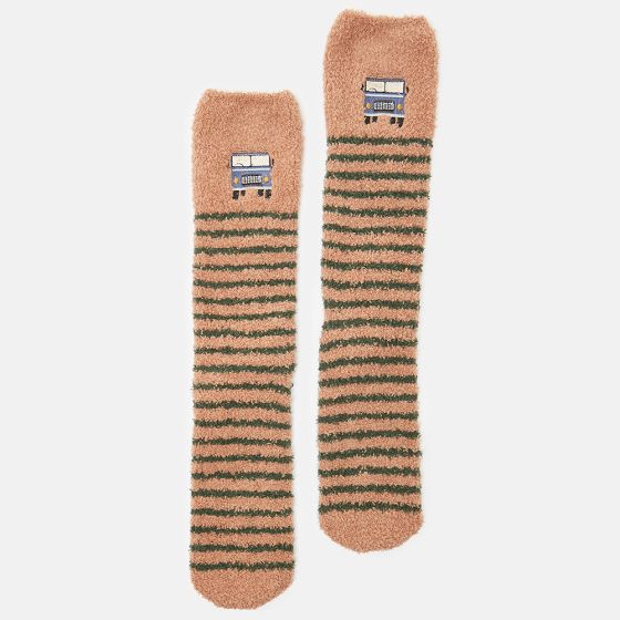 Joules Mens Fluffy Socks Neutral