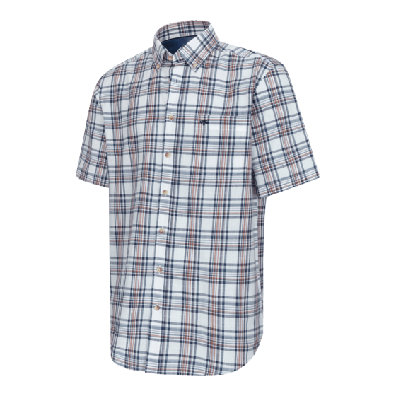 Hoggs of Fife Mens Girvan Short Sleeve Checked Shirt