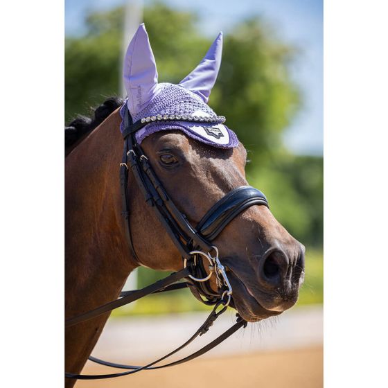 LeMieux Loire Satin Fly Hood Wisteria