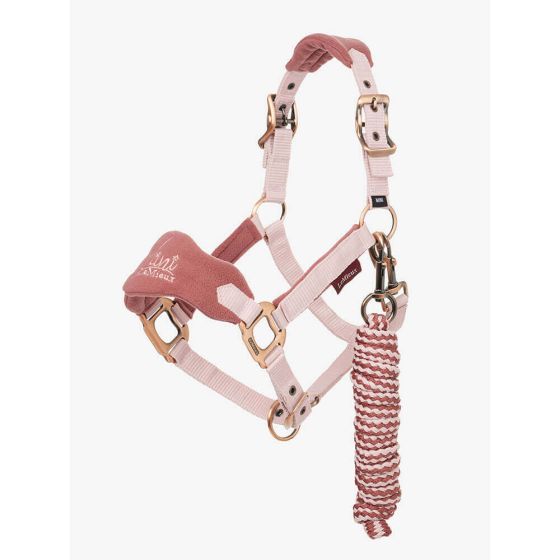 LeMieux Vogue Mini Fleece Headcollar & Leadrope Pink Quartz