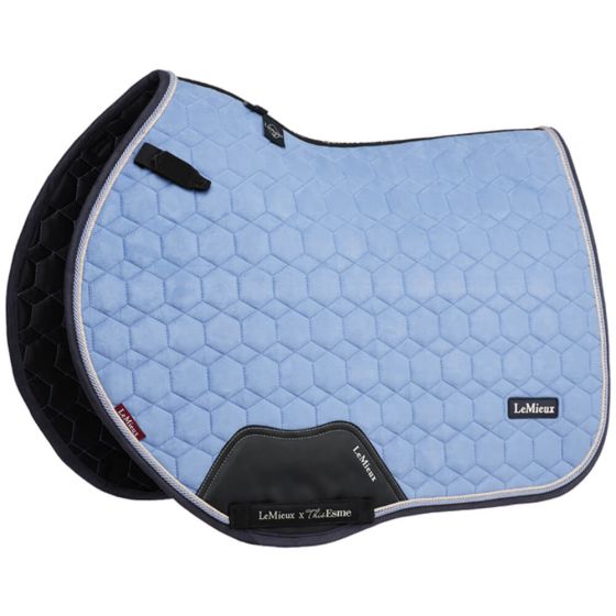 LeMieux Esme Eurojump Saddle Pad Corn Blue