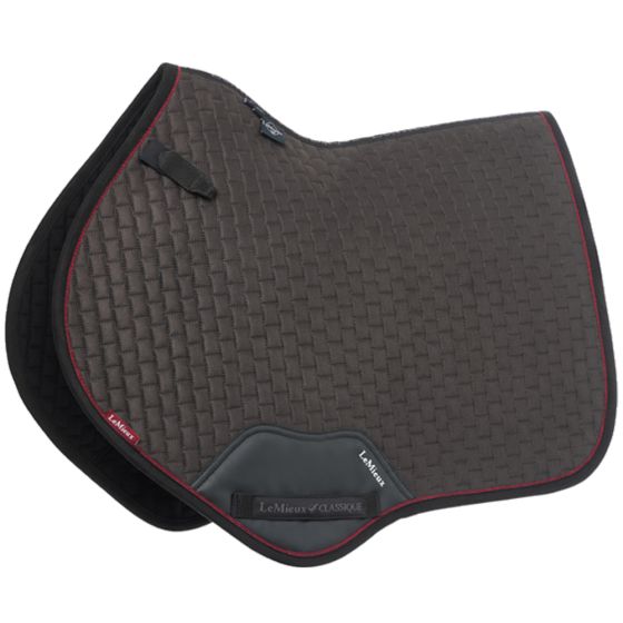 LeMieux Suede Close Contact Saddle Pad Cinder
