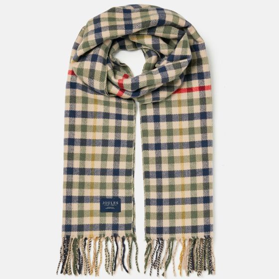 Joules Womens Langtree Scarf Henson Check