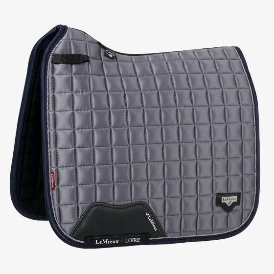 LeMieux Twilight Loire Satin Dressage Saddle Pad Grey