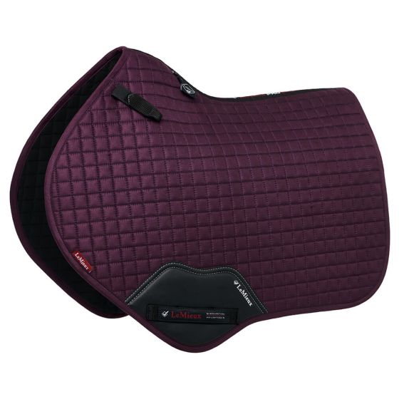 LeMieux ProSport Suede Close Contact Saddle Pad Fig