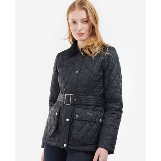 Barbour Ladies Trefoil Belted Quilt Jacket