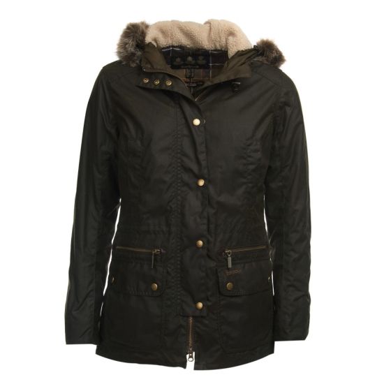 Barbour Ladies Kelsall Wax Parka Jacket
