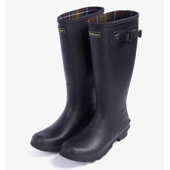 Barbour Mens Bede Wellington Boots Black | Buy Online