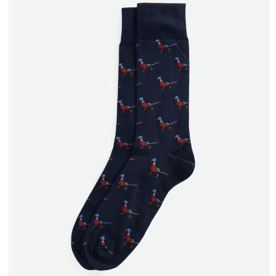 Barbour Mens Mavin Socks Navy/Pheasant
