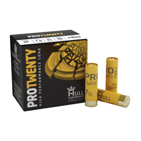 Hull Cartridge Co. Pro Twenty 20Ga 21g Fibre Wad Shotgun Cartridges