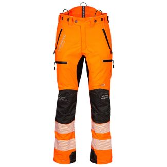 Arbortec BreatheFlex Pro Chainsaw Trouser Design C Class 1 Hi-Viz Orange 