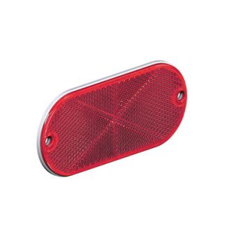 Birkdale GateMate High Visibility Reflectors Red 110mm x 45mm (Pack of 2)