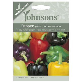 Johnsons Pepper Sweet Colour Spectrum Seeds