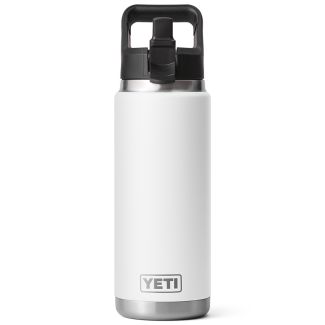 Yeti Rambler Straw Bottle White 26oz