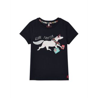 Joules Kids Astra Applique Jersey T-Shirt