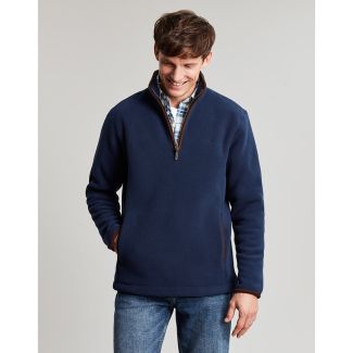 Joules Mens Coxton Quarter Zip Fleece Sweatshirt