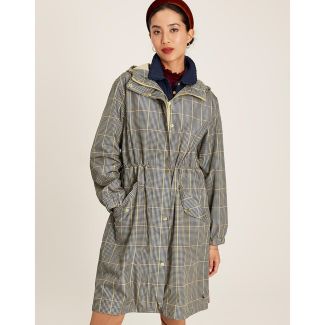 Joules Womens Holkham Packable Printed Raincoat