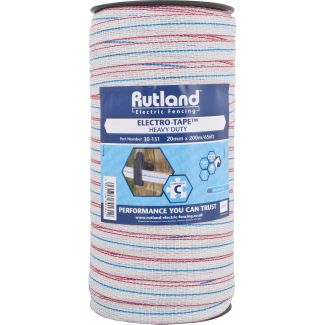 Rutland Electric Fencing 20mm Electro-Tape White