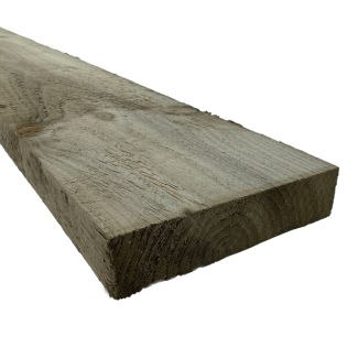 Sawn Timber Board Treated Green 200mm (W) x 47mm (D) x 3.6m (L)