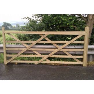 Timber Field Gate