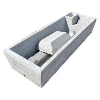 Forden Concrete Sheep & Cattle Water Trough 8ft x 2ft x 17" (70 Gallon)